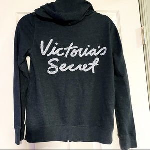 Victoria’s Secret zip up sequin hoodie size XS